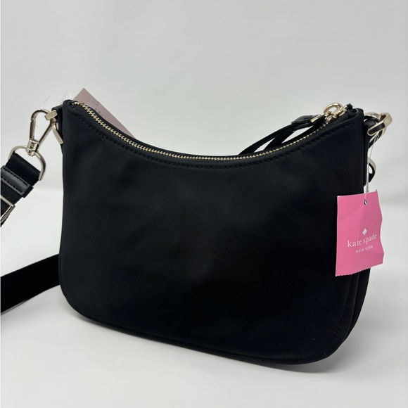 SOLD NEW Kate Spade NY Chelsea Nylon Crossbody w/ Detachable Coin Purse, Black - Picture 9 of 12